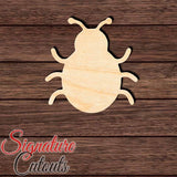 Ladybug 003 Shape Cutout in Wood