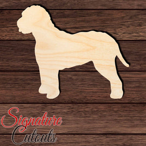 Lagotto Romagnolo Shape Cutout in Wood, Acrylic or Acrylic Mirror - Signature Cutouts