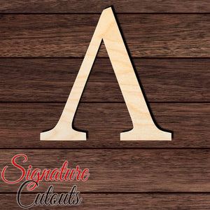 Lambda Shape Cutout - Signature Cutouts