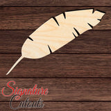 Leaf 003 Shape Cutout in Wood