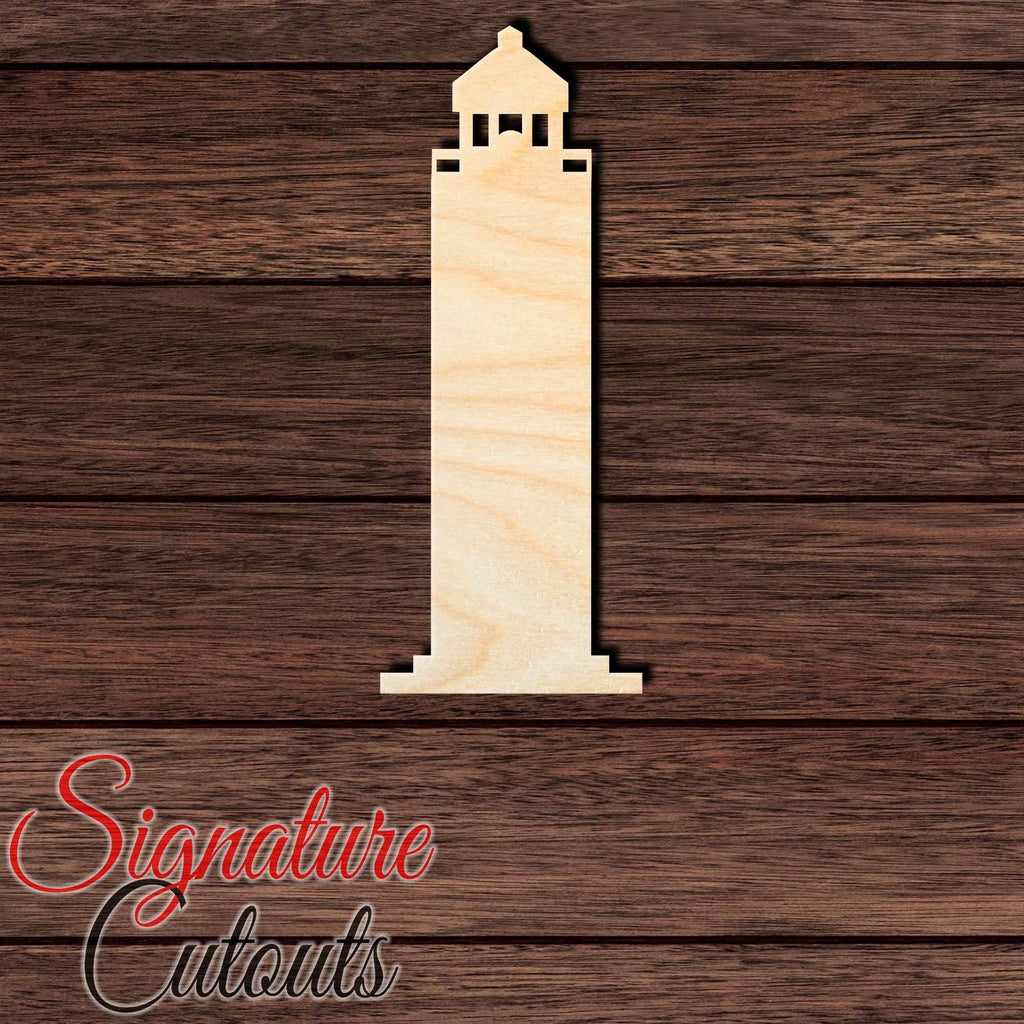 Lighthouse 001 Shape Cutout in Wood, Acrylic or Acrylic Mirror - Signature Cutouts