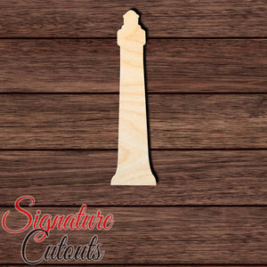 Lighthouse 002 Shape Cutout in Wood, Acrylic or Acrylic Mirror - Signature Cutouts