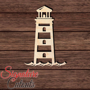 Lighthouse 003 Shape Cutout in Wood, Acrylic or Acrylic Mirror - Signature Cutouts