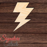 Lightning Bolt 002 Shape Cutout - Signature Cutouts