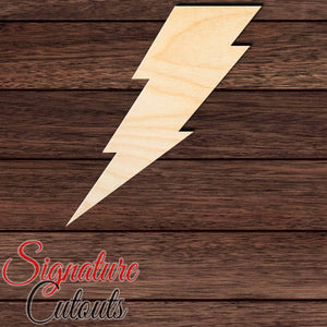 Lightning Bolt 003 Shape Cutout - Signature Cutouts