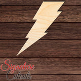 Lightning Bolt 003 Shape Cutout