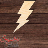 Lightning Bolt 004 Shape Cutout - Signature Cutouts