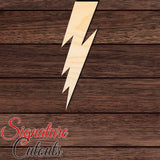 Lightning Bolt 007 Shape Cutout - Signature Cutouts