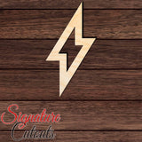 Lightning Bolt 009 Shape Cutout - Signature Cutouts