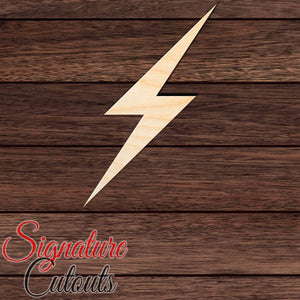 Lightning Bolt 010 Shape Cutout - Signature Cutouts