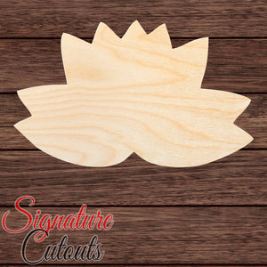 Lotus Flower 001 Shape Cutout