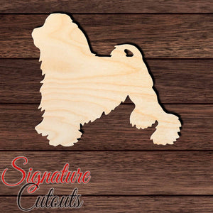 Lowchen Shape Cutout in Wood, Acrylic or Acrylic Mirror - Signature Cutouts