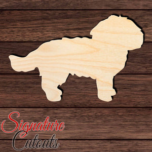 Maltese Shape Cutout in Wood, Acrylic or Acrylic Mirror - Signature Cutouts