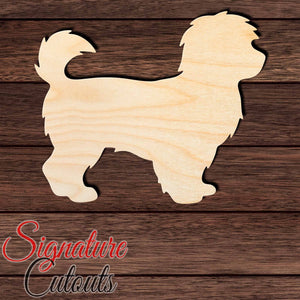Maltipoo Shape Cutout in Wood, Acrylic or Acrylic Mirror - Signature Cutouts