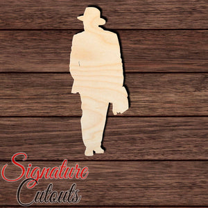 Man 1A en Shape Cutout in Wood, Acrylic or Acrylic Mirror - Signature Cutouts