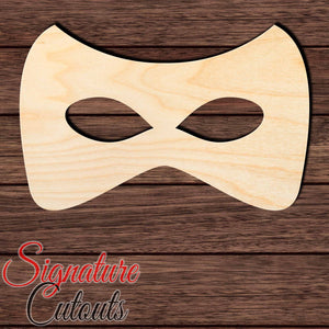 Mardi Gras Mask 006 Shape Cutout in Wood, Acrylic or Acrylic Mirror - Signature Cutouts