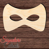 Mardi Gras Mask 006 Shape Cutout in Wood