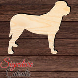 Mastiff Shape Cutout in Wood, Acrylic or Acrylic Mirror - Signature Cutouts