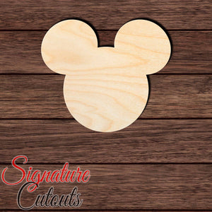 Mickey Mouse Head 001 Shape Cutout