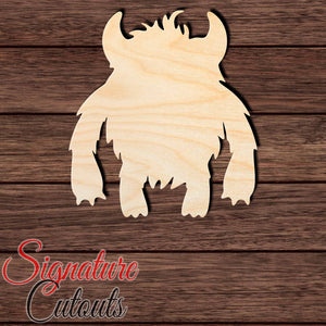 Monster 004 Shape Cutout Craft Shapes & Bases Signature Cutouts 
