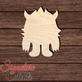 Monster 008 Shape Cutout for Crafting, Home & Room Décor, and other DIY projects - Many Sizes Available