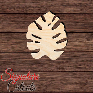 Monstera Leaf 001 Shape Cutout in Wood, Acrylic or Acrylic Mirror - Signature Cutouts