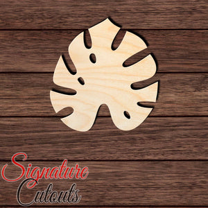 Monstera Leaf 006 Shape Cutout in Wood, Acrylic or Acrylic Mirror - Signature Cutouts