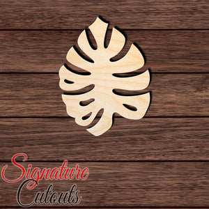 Monstera Leaf 008 Shape Cutout in Wood, Acrylic or Acrylic Mirror - Signature Cutouts