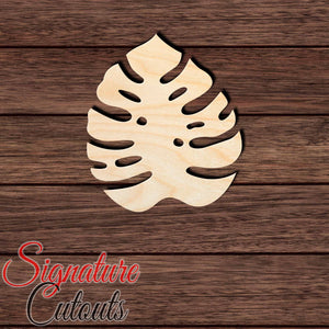 Monstera Leaf 009 Shape Cutout in Wood, Acrylic or Acrylic Mirror - Signature Cutouts