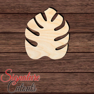 Monstera Leaf 012 Shape Cutout in Wood, Acrylic or Acrylic Mirror - Signature Cutouts