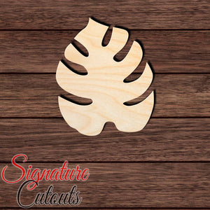 Monstera Leaf 013 Shape Cutout in Wood, Acrylic or Acrylic Mirror - Signature Cutouts