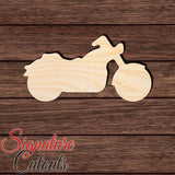 Motorcycle 001 Shape Cutout in Wood