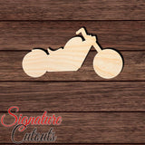 Motorcycle 003 Shape Cutout in Wood, Acrylic or Acrylic Mirror - Signature Cutouts