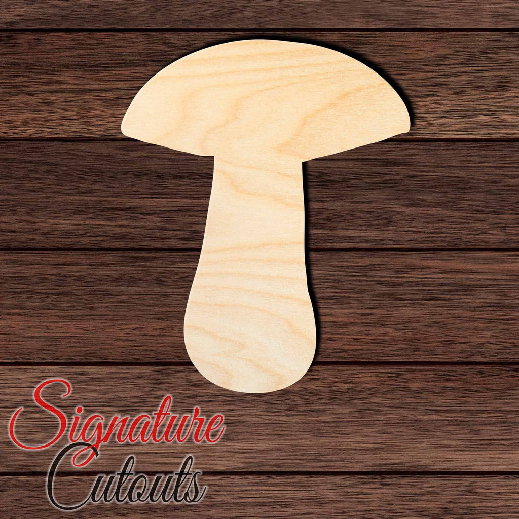 Mushroom 002 Shape Cutout in Wood, Acrylic or Acrylic Mirror - Signature Cutouts