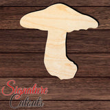 Mushroom 004 Shape Cutout in Wood, Acrylic or Acrylic Mirror - Signature Cutouts