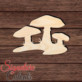 Mushroom 006 Shape Cutout in Wood