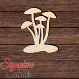 Mushroom 011 Shape Cutout in Wood, Acrylic or Acrylic Mirror - Signature Cutouts