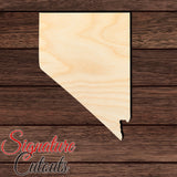 Nevada State Shape Cutout in Wood, Acrylic or Acrylic Mirror - Signature Cutouts