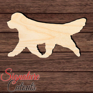 Newfoundland Walking Shape Cutout in Wood Craft Shapes & Bases Signature Cutouts 