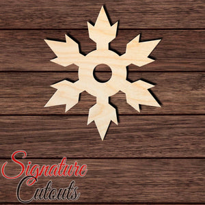 Ninja Star 006 Shape Cutout in Wood, Acrylic or Acrylic Mirror - Signature Cutouts