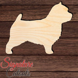 Norwich Terrier Shape Cutout in Wood, Acrylic or Acrylic Mirror - Signature Cutouts