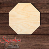 Octagon Shape Cutout in Wood