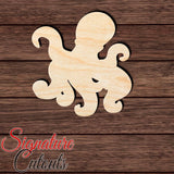 Octopus 006 Shape Cutout in Wood, Acrylic or Acrylic Mirror - Signature Cutouts