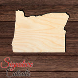 Oregon State Shape Cutout in Wood, Acrylic or Acrylic Mirror - Signature Cutouts