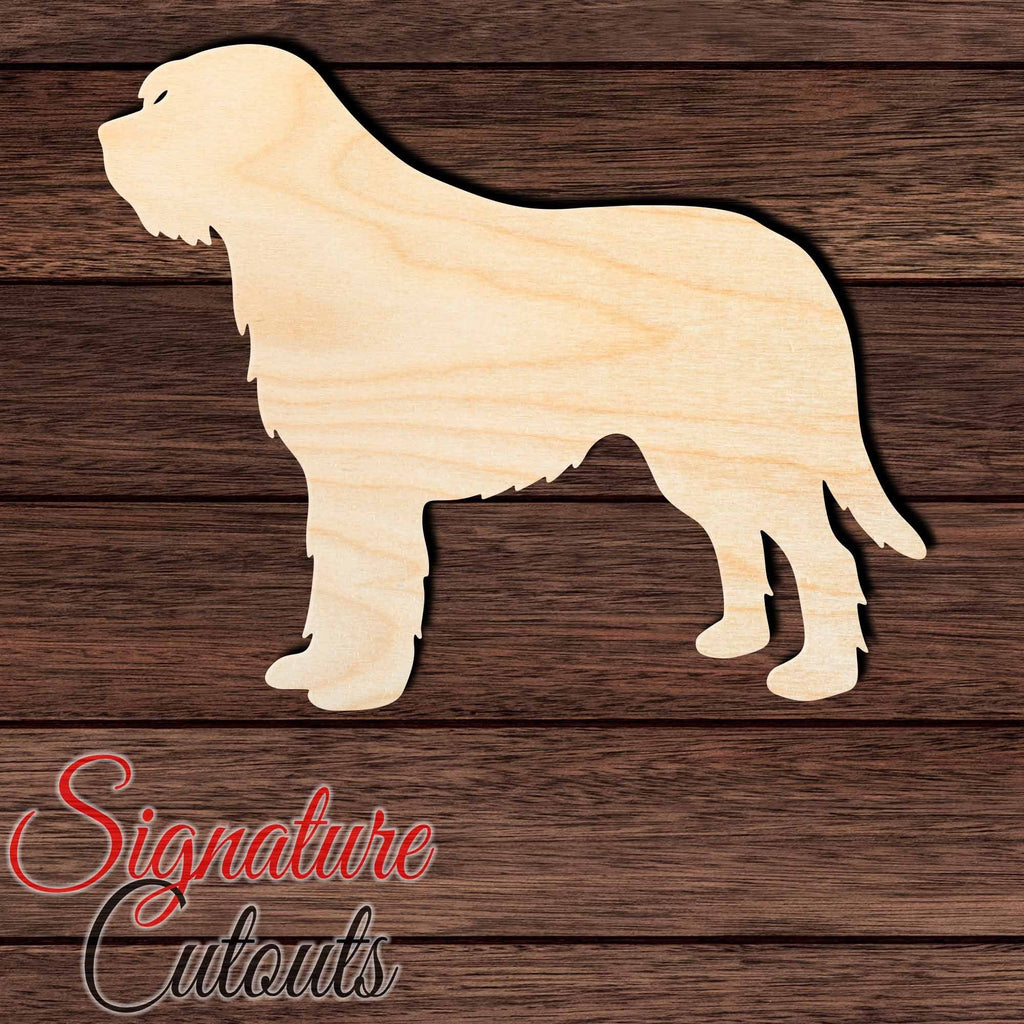 Otterhound Shape Cutout in Wood, Acrylic or Acrylic Mirror - Signature Cutouts