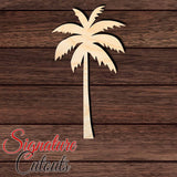 Palm Tree 001 Shape Cutout in Wood, Acrylic or Acrylic Mirror - Signature Cutouts