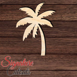Palm Tree 003 Shape Cutout in Wood, Acrylic or Acrylic Mirror - Signature Cutouts