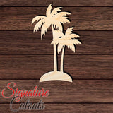 Palm Tree 005 Shape Cutout in Wood, Acrylic or Acrylic Mirror - Signature Cutouts