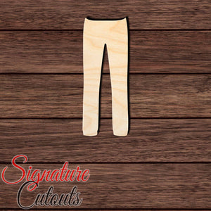 Pants 001 Shape Cutout in Wood, Acrylic or Acrylic Mirror - Signature Cutouts
