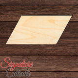 Parallelogram Shape Cutout in Wood